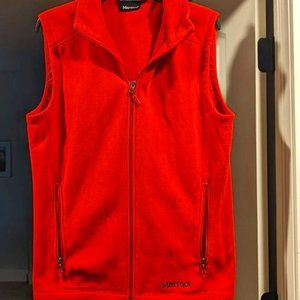 Marmot fleece vest, size M